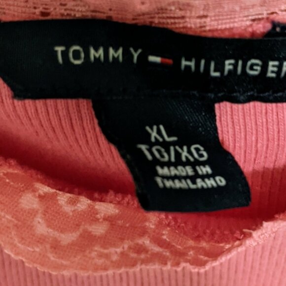 Tommy Hilfiger Pink Tank Top - Womens X-Large - Picture 2 of 4
